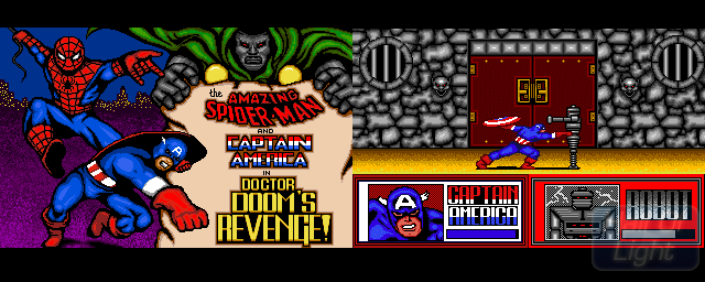 Amazing Spider-Man And Captain America in Doctor Doom's Revenge!, The - Double Barrel Screenshot