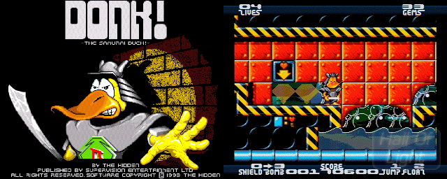 Donk! - The Samurai Duck! - Double Barrel Screenshot