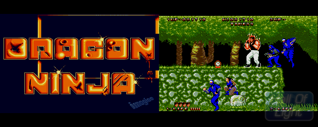 Dragon Ninja - Double Barrel Screenshot