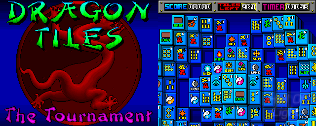 Dragon Tiles II: The Tournament - Double Barrel Screenshot