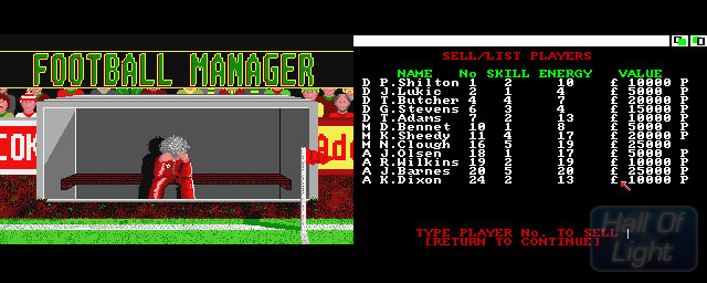 Football Manager - Double Barrel Screenshot