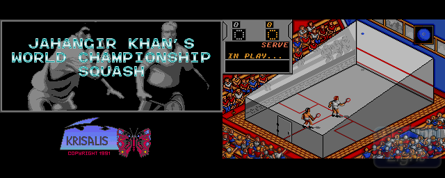 Jahangir Khan's World Championship Squash - Double Barrel Screenshot