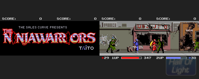 Ninja Warriors, The - Double Barrel Screenshot