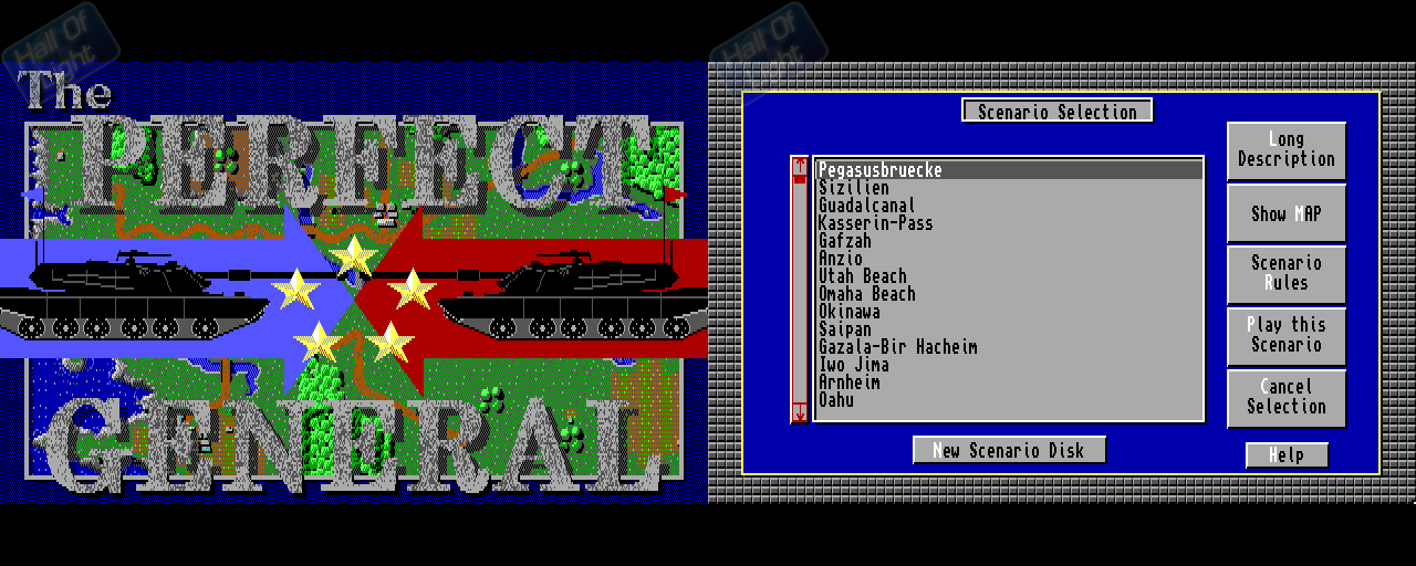 Perfect General, The: Scenario Disk - World War II Battle Set - Double Barrel Screenshot
