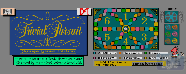 Trivial Pursuit: Amiga Genus Edition - Double Barrel Screenshot