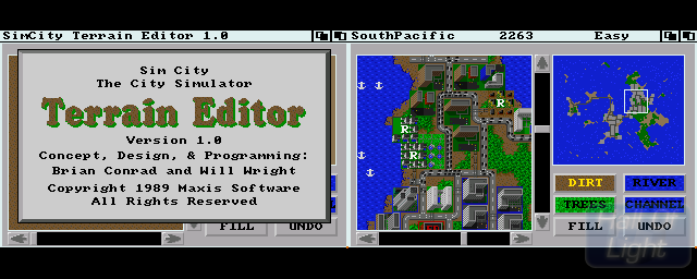 Sim City Terrain Editor - Double Barrel Screenshot
