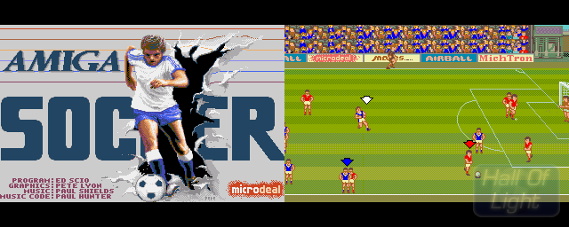 Amiga Soccer - Double Barrel Screenshot