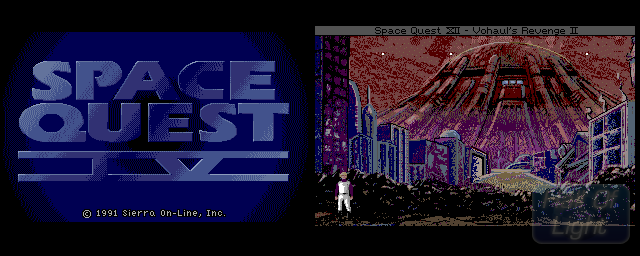 Space Quest IV: Roger Wilco And The Time Rippers - Double Barrel Screenshot
