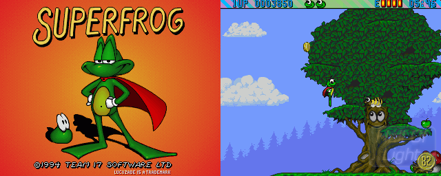 Superfrog - Double Barrel Screenshot