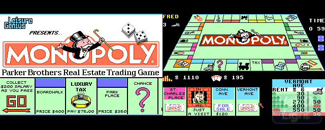 Monopoly (Leisure Genius) - Double Barrel Screenshot