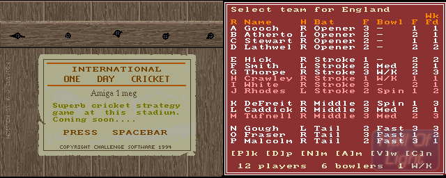 International One Day Cricket - Double Barrel Screenshot