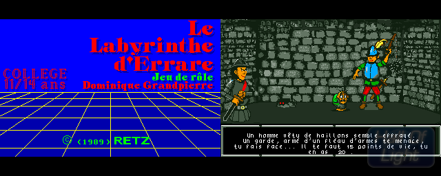 Labyrinthe D'Errare, Le - Double Barrel Screenshot