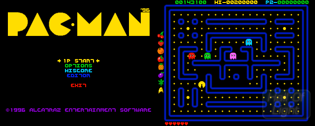 PacMan '96 - Double Barrel Screenshot