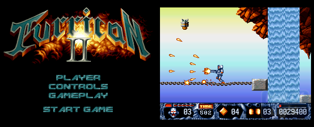 Turrican II: The Final Fight - Double Barrel Screenshot
