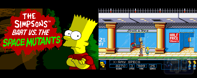 Simpsons, The: Bart vs. The Space Mutants - Double Barrel Screenshot