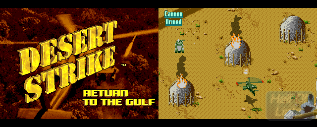 Desert Strike: Return To The Gulf - Double Barrel Screenshot