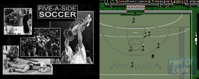 Five-A-Side Soccer - Double Barrel Screenshot