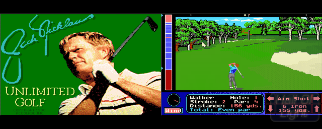 Jack Nicklaus' Unlimited Golf - Double Barrel Screenshot