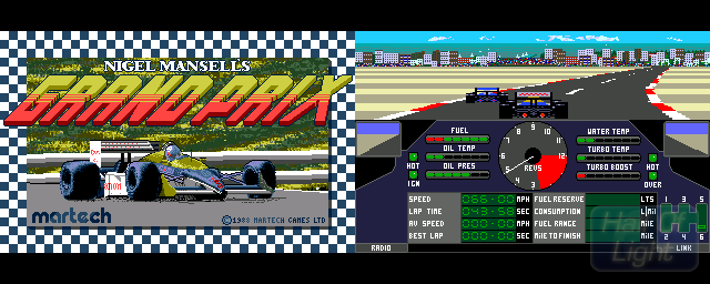 Nigel Mansell's Grand Prix - Double Barrel Screenshot