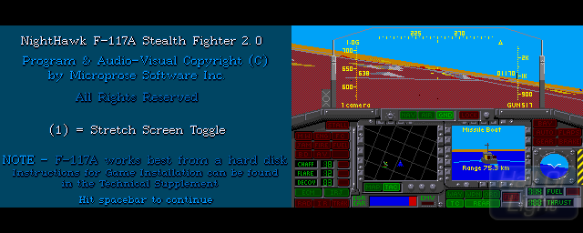Nighthawk F-117A Stealth Fighter 2.0 - Double Barrel Screenshot