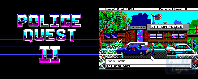 Police Quest II: The Vengeance - Double Barrel Screenshot