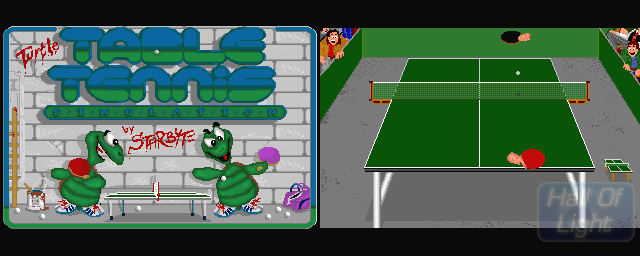 Turtle Table Tennis Simulation - Double Barrel Screenshot