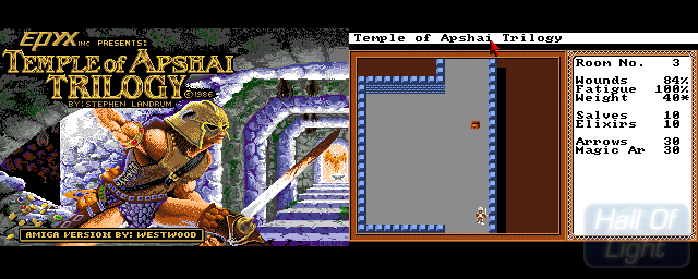 Temple Of Apshai Trilogy - Double Barrel Screenshot
