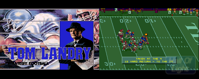 Tom Landry Strategy Football - Double Barrel Screenshot
