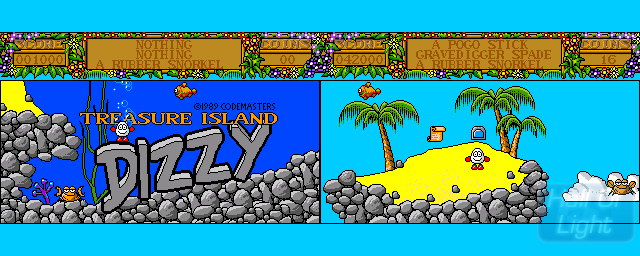 Treasure Island Dizzy - Double Barrel Screenshot