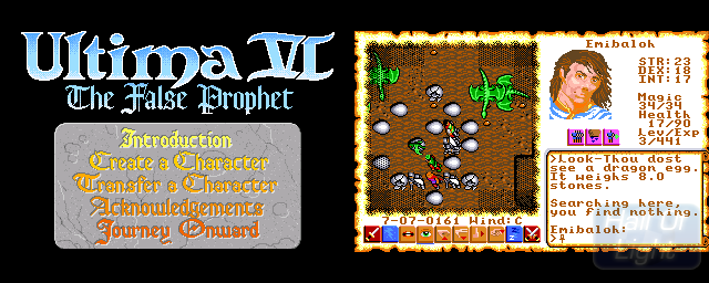Ultima VI: The False Prophet - Double Barrel Screenshot