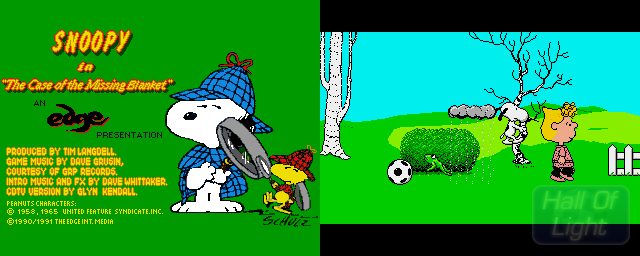 Snoopy In ''The Case Of The Missing Blanket'' - Double Barrel Screenshot