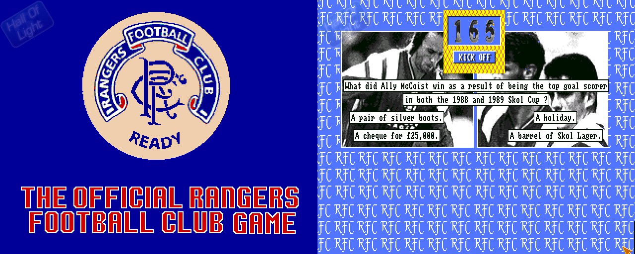 Official Rangers Football Club Game, The - Double Barrel Screenshot