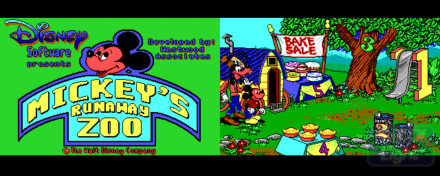 Mickey's Runaway Zoo - Double Barrel Screenshot