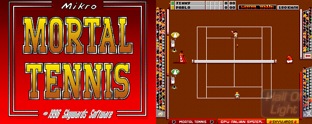 Mikro Mortal Tennis - Double Barrel Screenshot