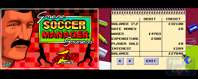 Graeme Souness Soccer Manager - Double Barrel Screenshot