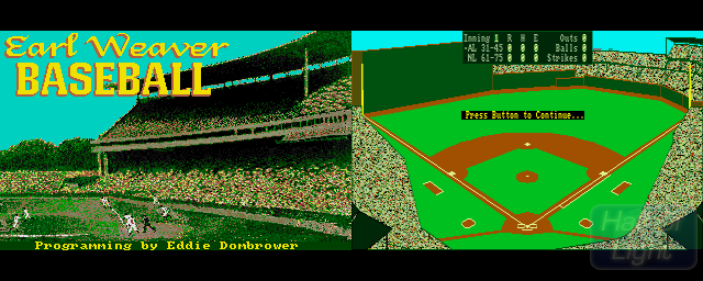 Earl Weaver Baseball - Double Barrel Screenshot