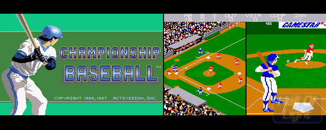 Championship Baseball - Double Barrel Screenshot