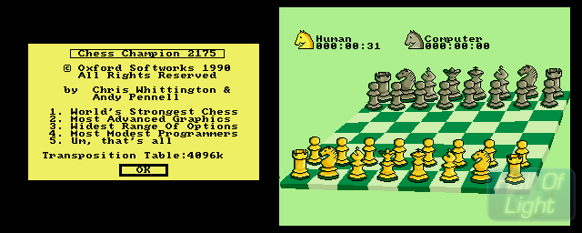 Chess Champion 2175 - Double Barrel Screenshot