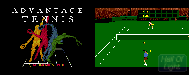 Advantage Tennis - Double Barrel Screenshot