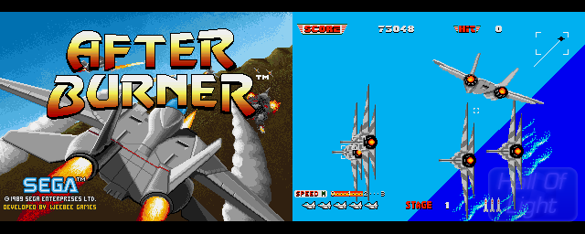 After Burner (Sega) - Double Barrel Screenshot