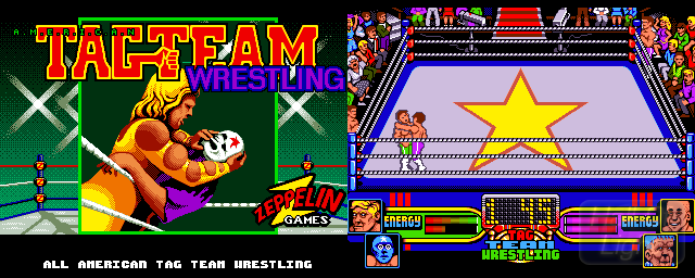 American Tag-Team Wrestling - Double Barrel Screenshot