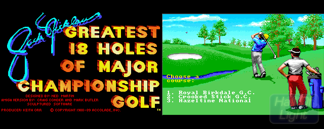 Jack Nicklaus Presents The Major Championship Courses Of 1991 - Double Barrel Screenshot