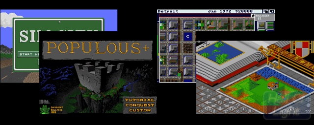 Sim City & Populous - Double Barrel Screenshot