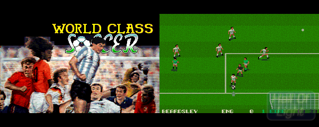 World Class Soccer (U.S. Gold) - Double Barrel Screenshot