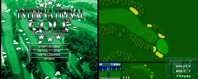 International Golf - Double Barrel Screenshot