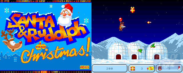 Santa & Rudolph Do Christmas! - Double Barrel Screenshot