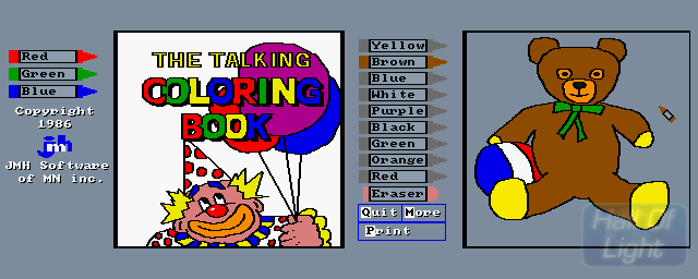Talking Coloring Book, The - Double Barrel Screenshot