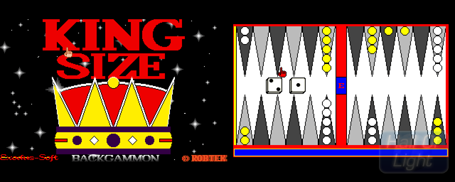 Backgammon (King Size) - Double Barrel Screenshot