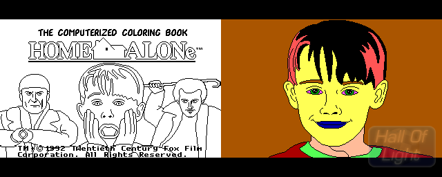 Home Alone: The Computerized Coloring Book - Double Barrel Screenshot