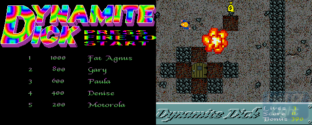 Dynamite Dick - Double Barrel Screenshot